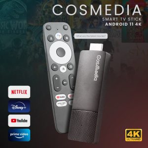 PANDUAN PENGGUNAAN CosMedia Smart TV Stick Chromecast Android 11 4K with Google Assistant - Meta-C1